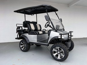 Silver Evolution Forester Lithium Electric Golf Cart For Sale